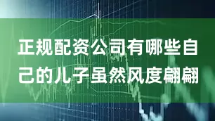 正规配资公司有哪些自己的儿子虽然风度翩翩